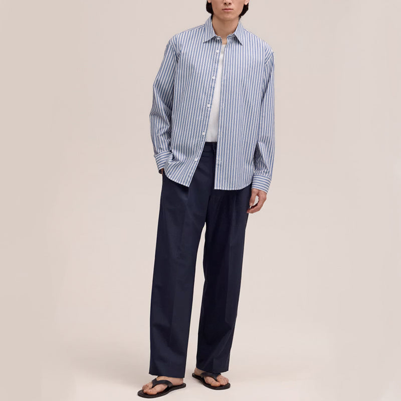 NN07 - Freddy Shirt 5973 - Blue Striped – Merci Paris