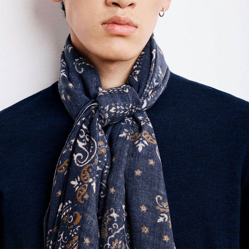 Hartford - Echarpe Bandana - Bleu Marine
