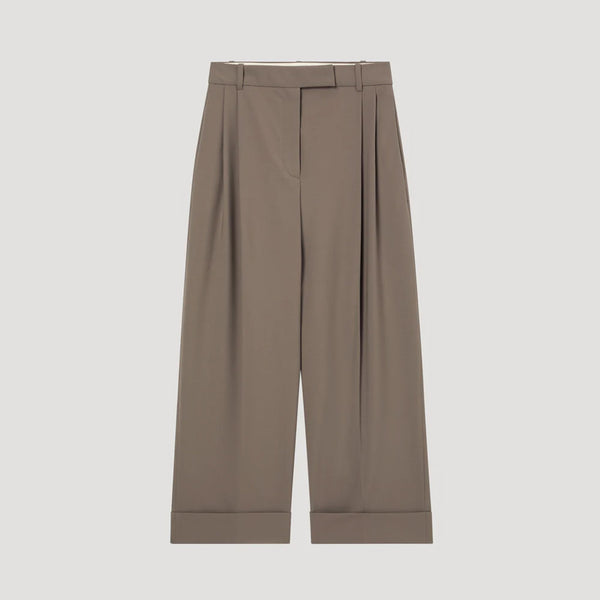 Rohe - Pantalon à revers - Taupe