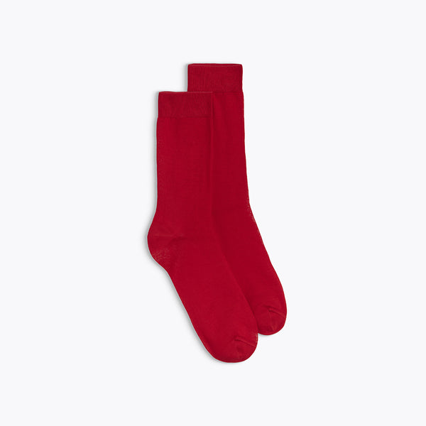 Homecore - Chaussettes Coton Fin - Rouge