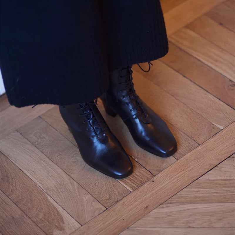 Anne Thomas - Bottes Pavlova - Noir Calf