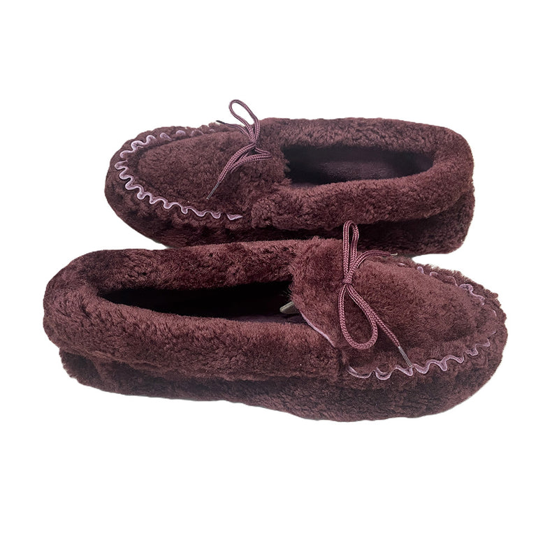 Milona - Chaussons Mocassins - Bordeaux