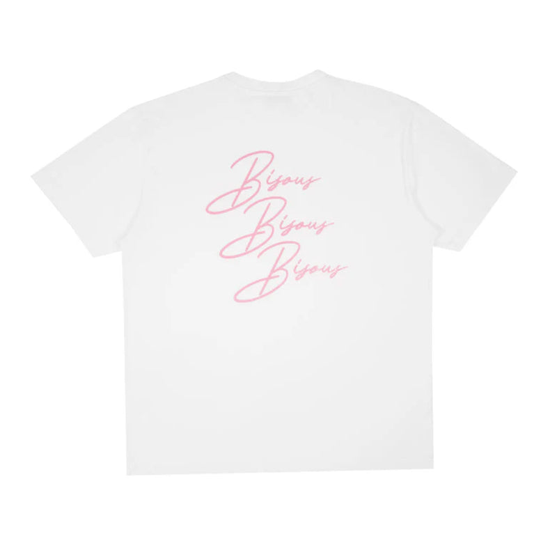 Bisous Skateboard - T-shirt Cigarette - Blanc