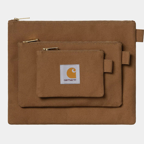 Carhartt WIP - Pochette en canvas - Marron