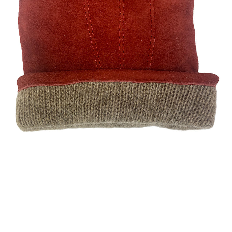 Milona - Gants Agneau Suède - Rouge