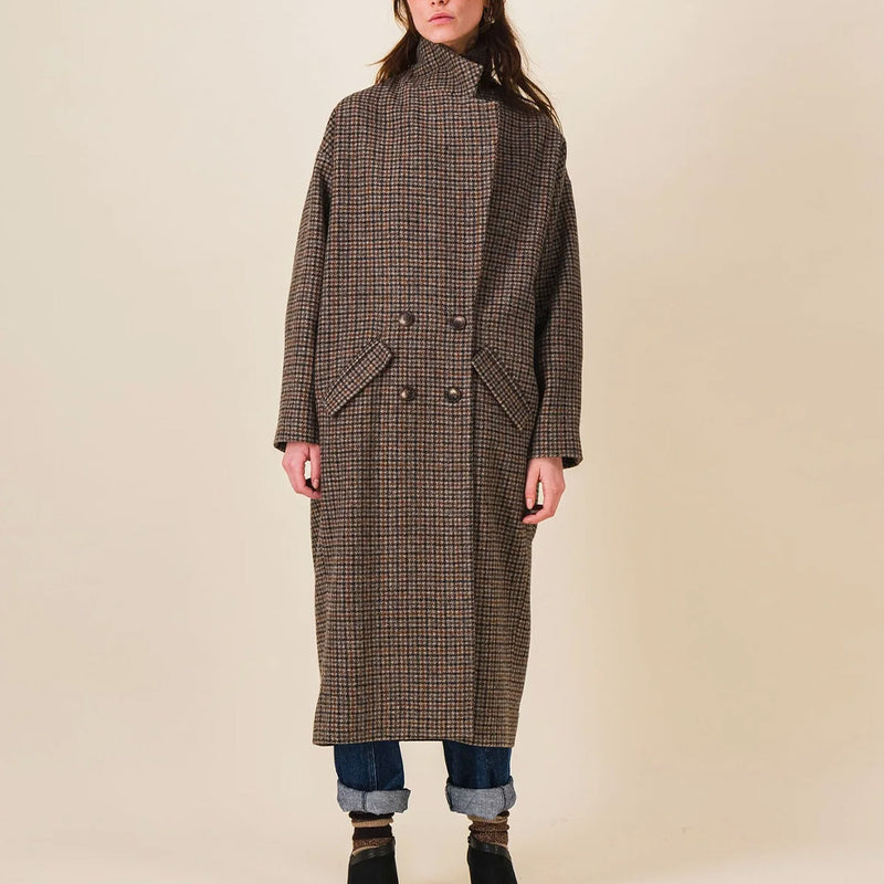 Sixsoeurs - Manteau Lenny - Châtaigne