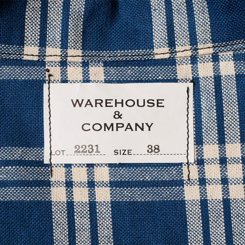 Warehouse & Co - Chemise 1900’s - Bleu & Blanc