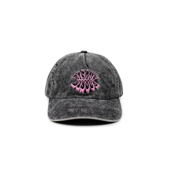 Bisous Skateboard - Casquette Lips - Noir Bleach