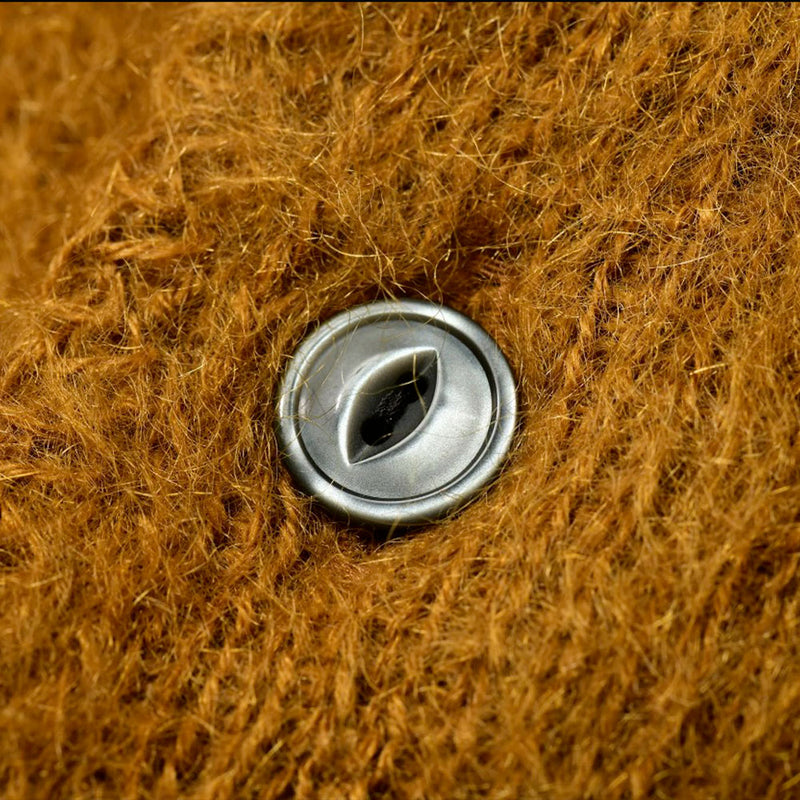 The real McCoys - Cardigan Mohair - Moutarde