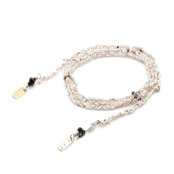Marie Laure Chamorel - Collier n°182 - Silver White