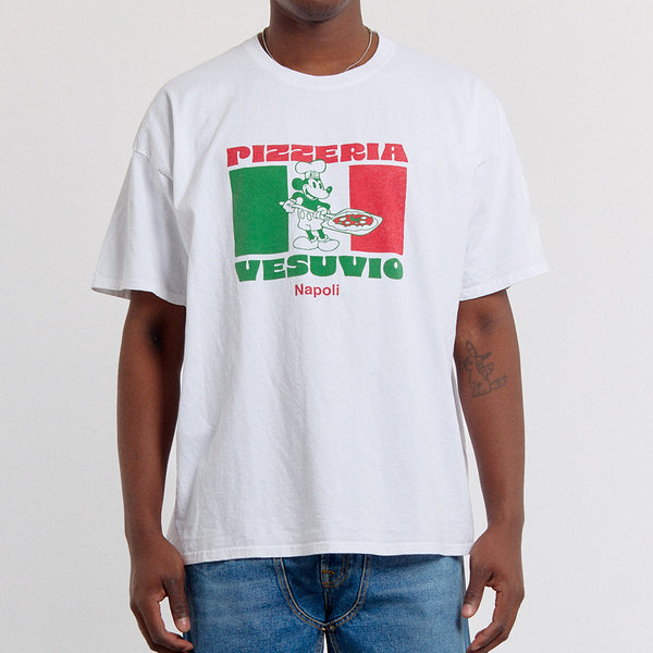 Wild Donkey - T-Shirt Vesuvio - Blanc