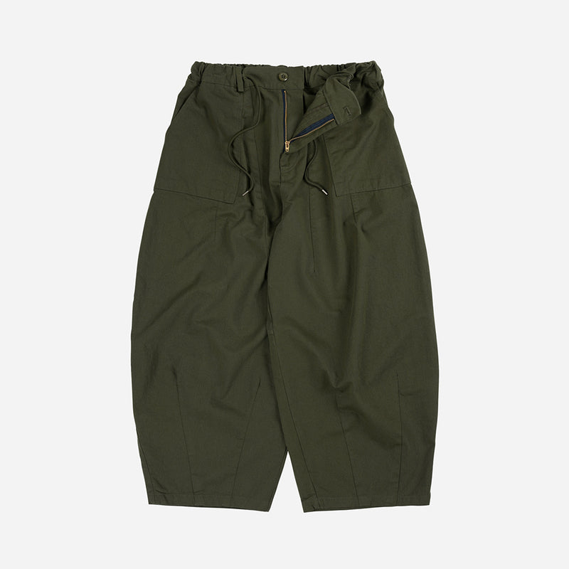 Frizmworks - Pantalon Twill Balloon - Olive