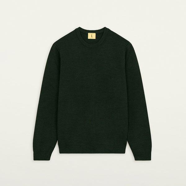 Nitto Knitwear - Pull Youri - Vert Fôret