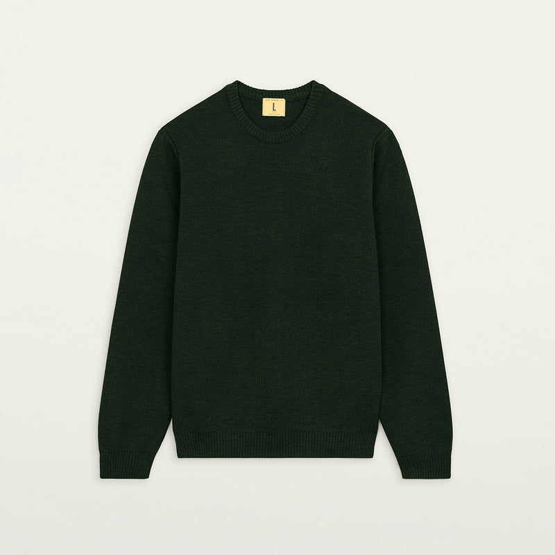 Nitto Knitwear - Pull Youri - Vert Fôret