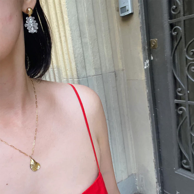 Project Bon - Boucles d'oreilles Souvenir Verre - Or