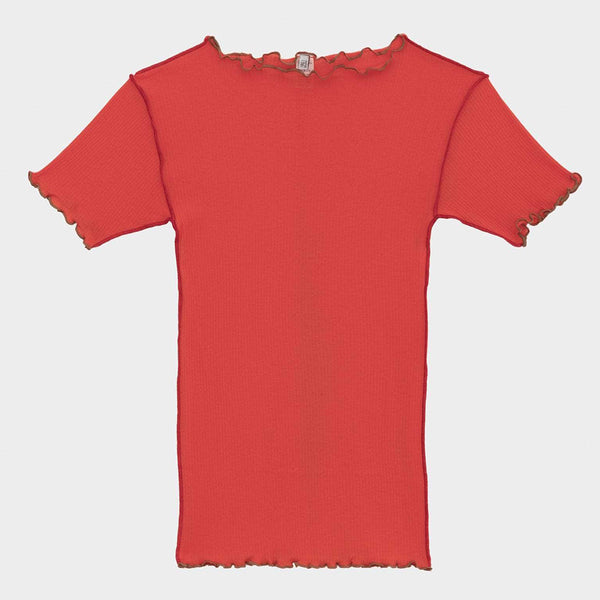 Baserange - T-Shirt Vein - Rouge My