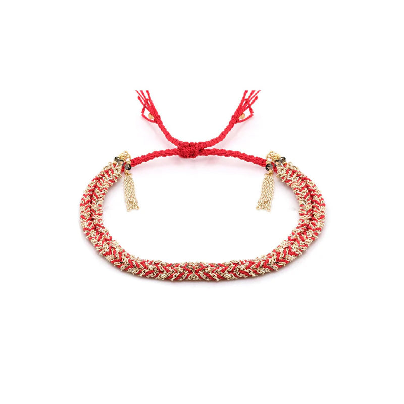 Marie Laure Chamorel - Bracelet n°183 - Gold Red