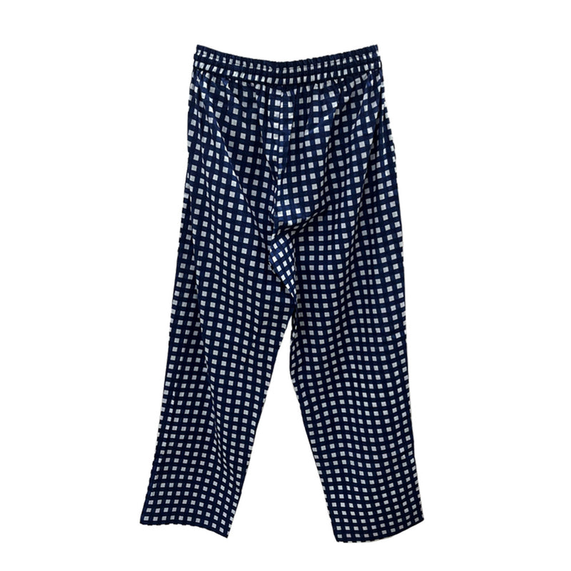 Harago - Pantalon Carreaux - Bleu