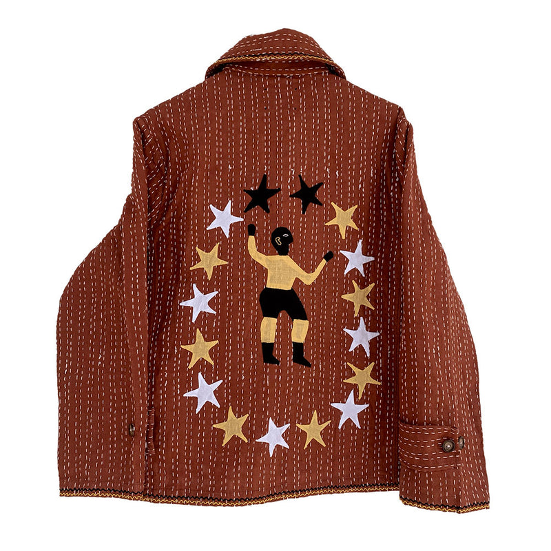 Harago - Veste Kantha Star SS2587 - Terracotta
