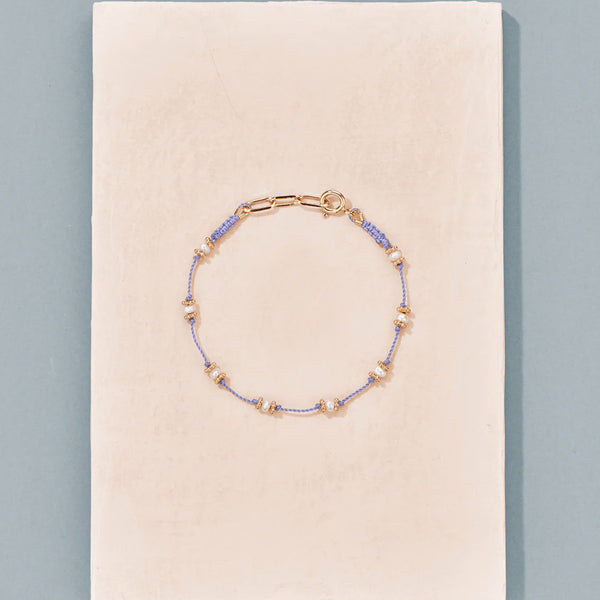 Tityaravy - Bracelet Lotus - Lila Perles d'eau douce