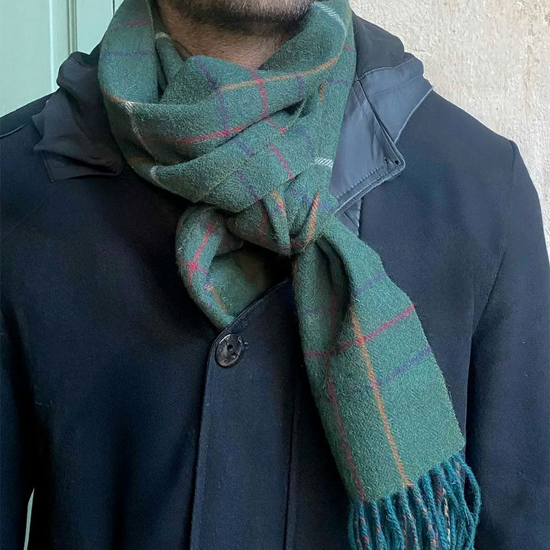 Glen Prince - Écharpe Carreaux - Vert