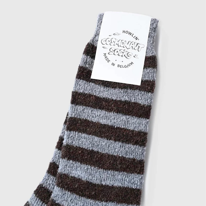 Howlin' - Chaussettes Cosmonaut -  Gris et Marron