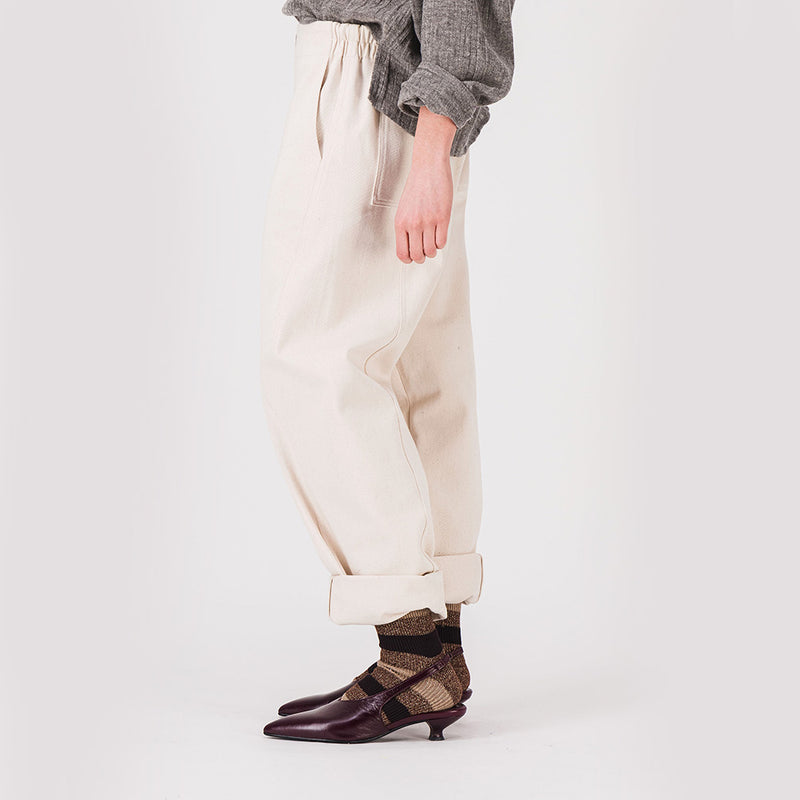 SIXSOEURS - Pantalon Steba - Ecru