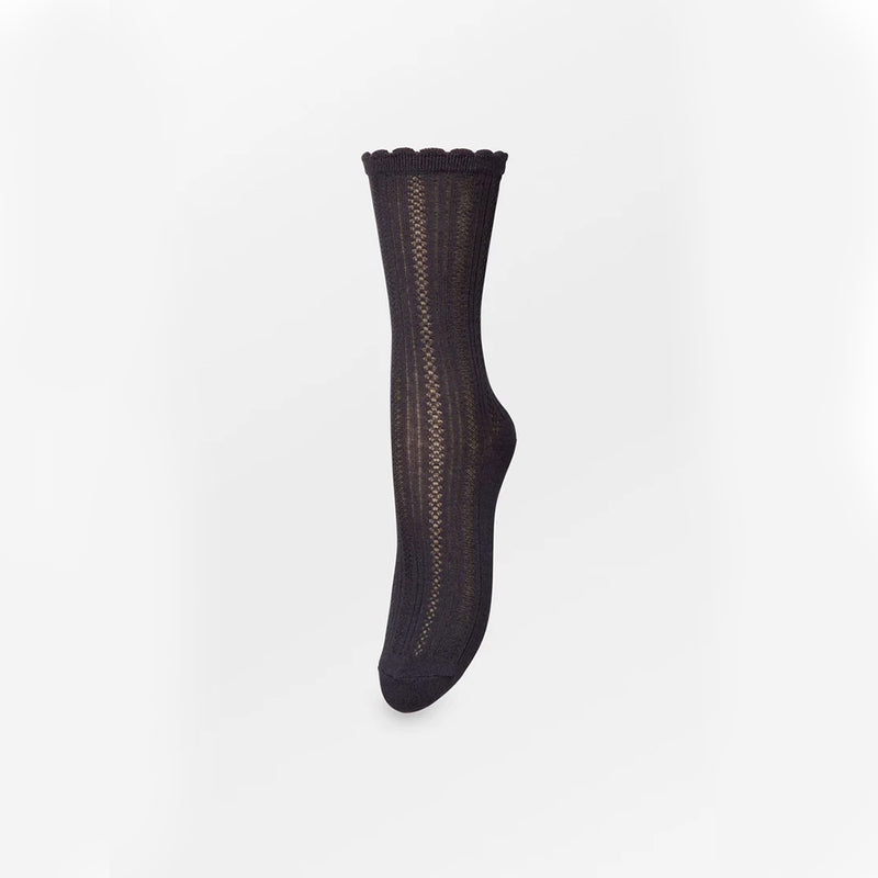 Becksöndergaard - Chaussettes Crochia Cotta - Bleu