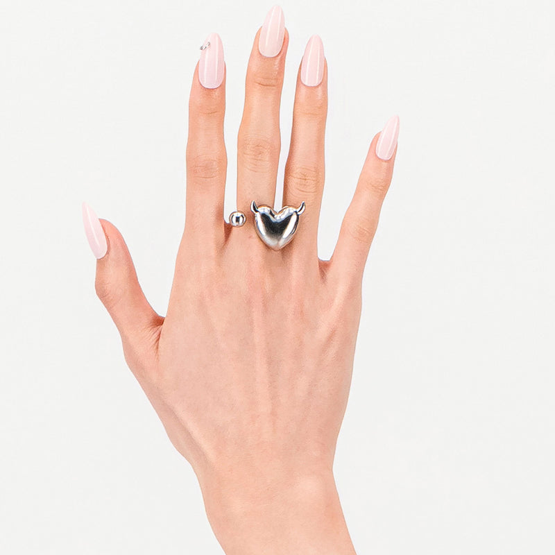 Justine Clenquet - Bague Devil - Argent