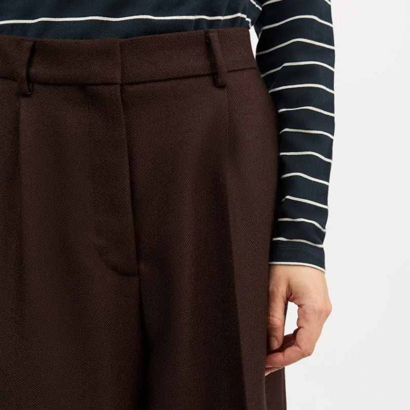Skall Studio - Pantalon Emmerson - Marron Foncé