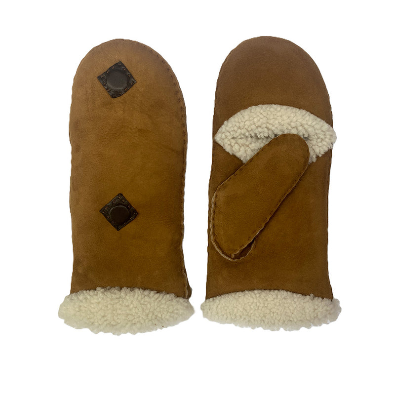 Milona - Moufles Mouton Rabat/Clip - Tan
