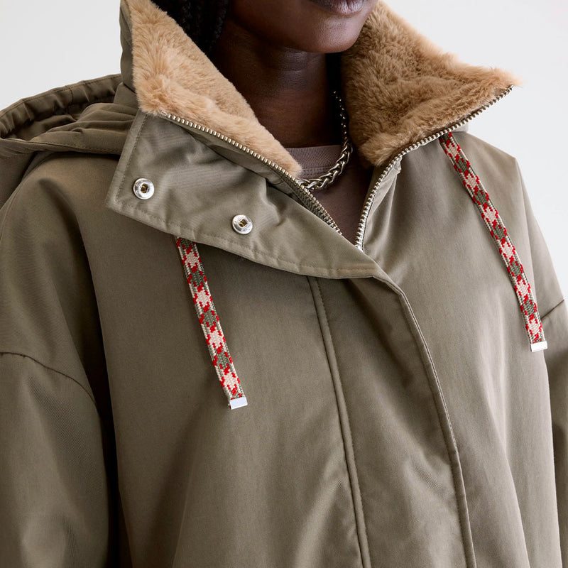 Bellerose - Parka à capuche Jade - Beige Dust