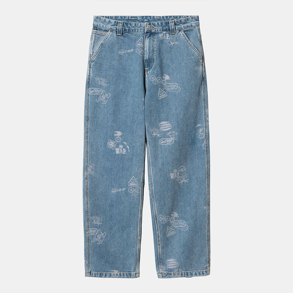 Carhartt WIP - Pantalon Stamp - Bleu