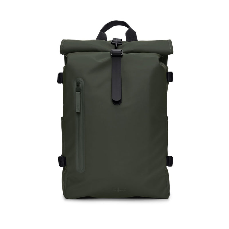 rains rolltop rucksack reflective backpack Rains - Rolltop Rucksack Large Bag