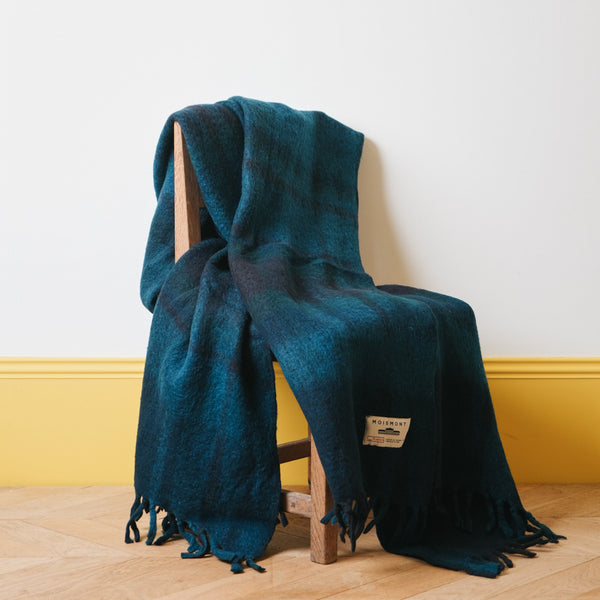 Plaid en laine n°84 - Navy Blue