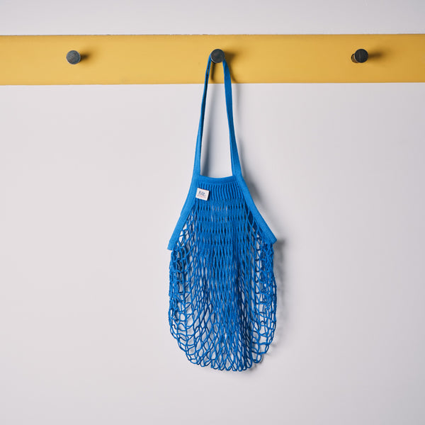 Filet à provisions à grandes anses - Bleu Matisse