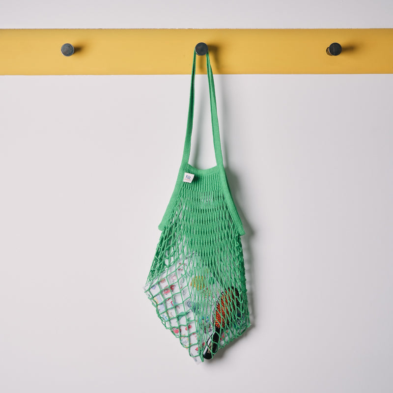 Filet à provisions à grandes anses - Vert Laitue