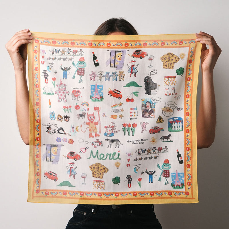 Merci x Shia McShia - Bandana - Jaune