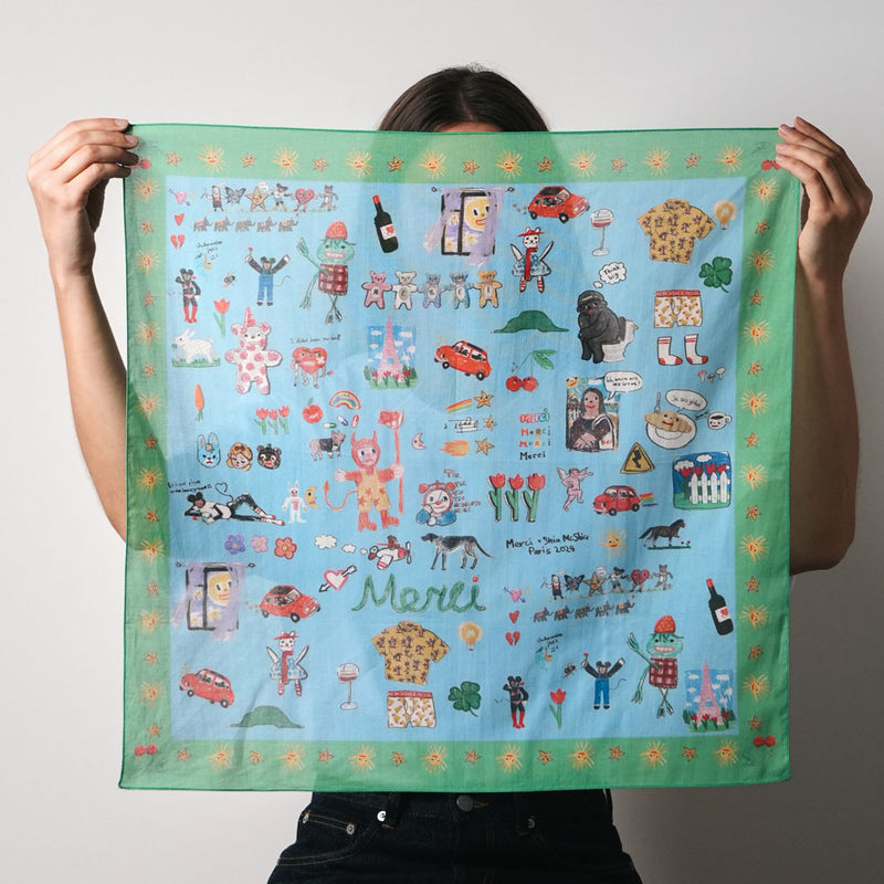 Merci x Shia McShia - Bandana - Vert