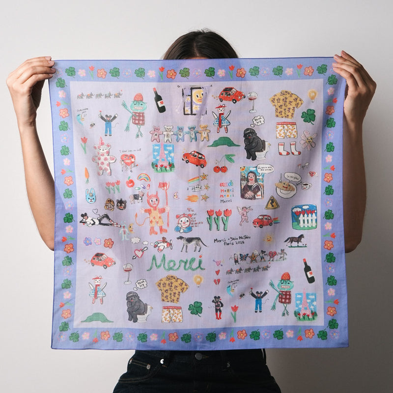 Merci x Shia McShia - Bandana - Violet