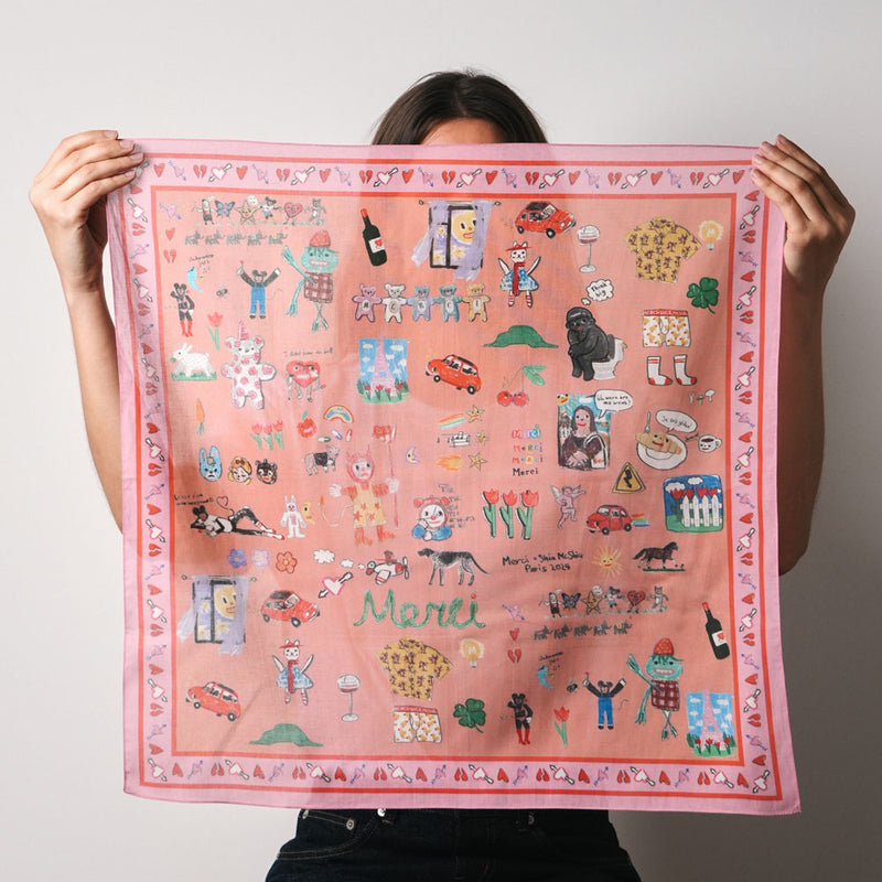 Merci x Shia McShia - Bandana - Rose