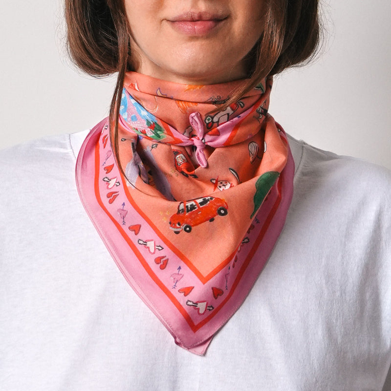 Merci x Shia McShia - Bandana - Rose