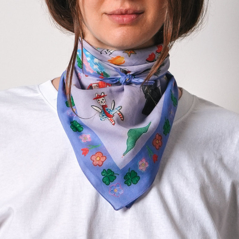 Merci x Shia McShia - Bandana - Violet