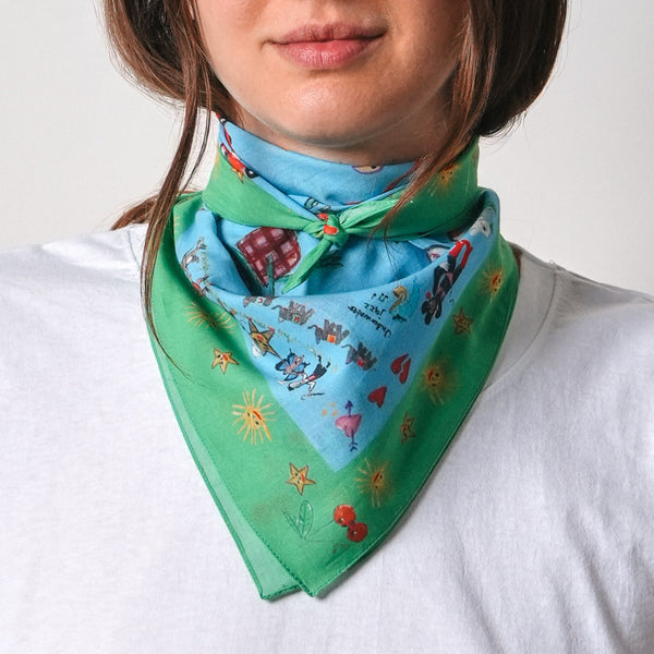 Merci x Shia McShia - Bandana - Vert