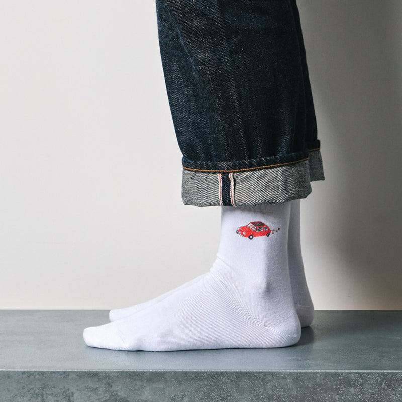 Merci x Shia McShia - Chaussettes Fiat & Merci