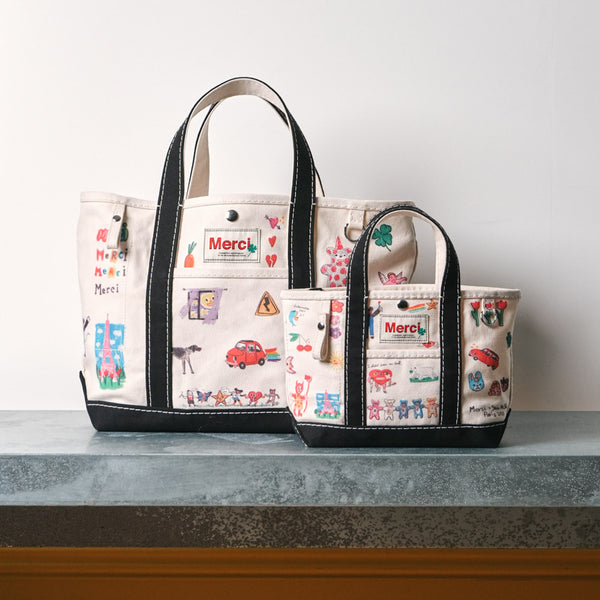 Merci x Shia McShia - Cabas Candide - Ecru