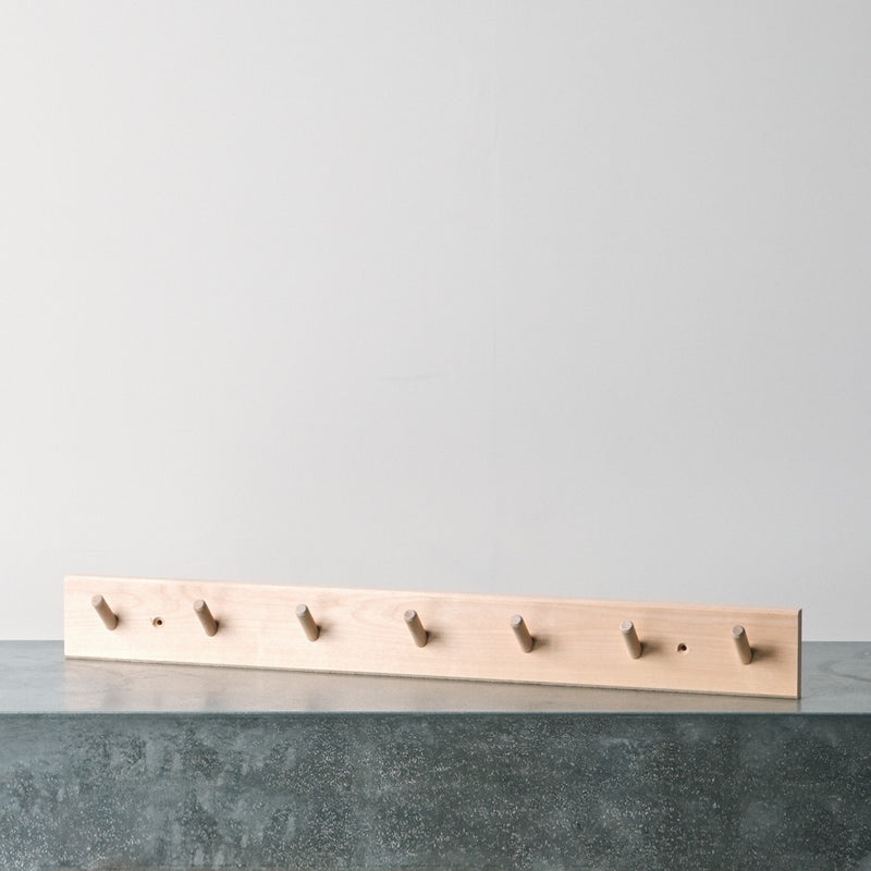 Patère 7 crochets en bois
