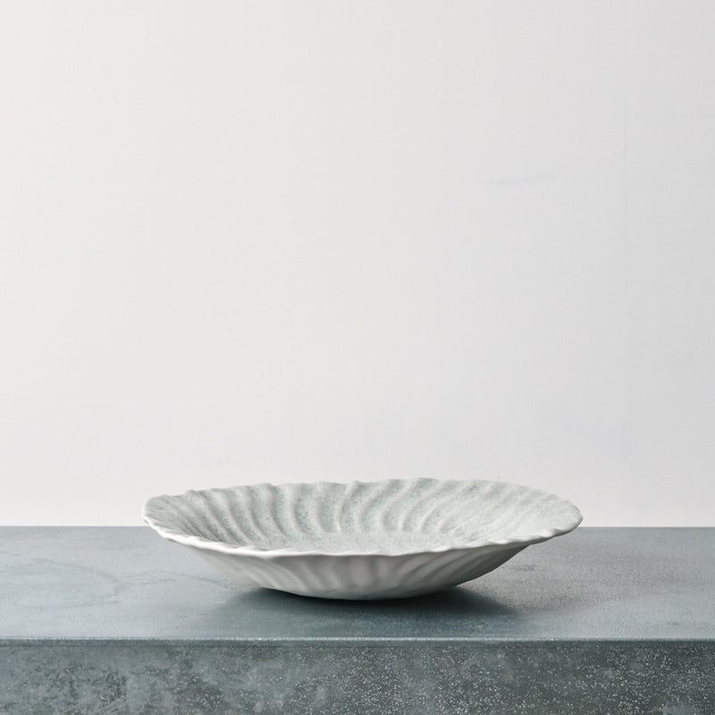 Grande assiette creuse - Céladon