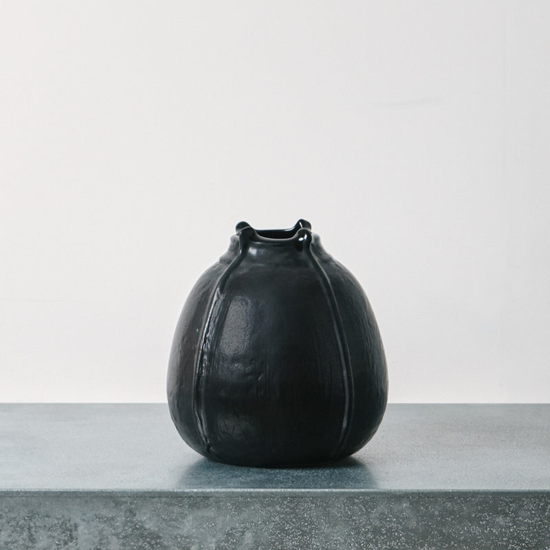 Vase graine - Noir