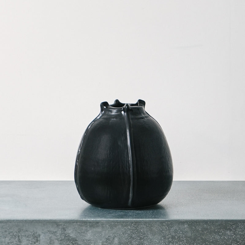 Vase graine - Noir
